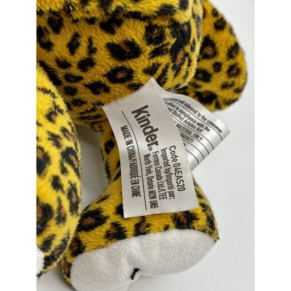 Ferrero Rocher Kinder Egg Leopard Cheetah Plush Cat 10” Spotted - Picture 3 of 6